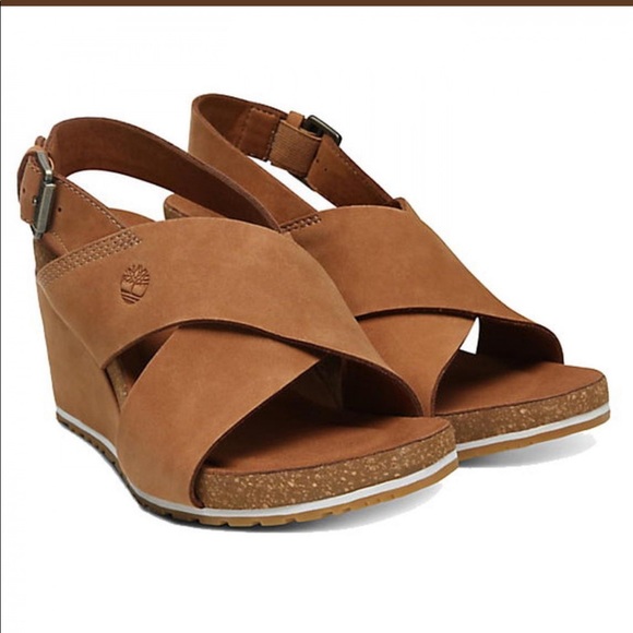 TIMBERLAND WOMENS CAPRI SUNSET CROSS BAND SANDALS - Picture 7 of 13